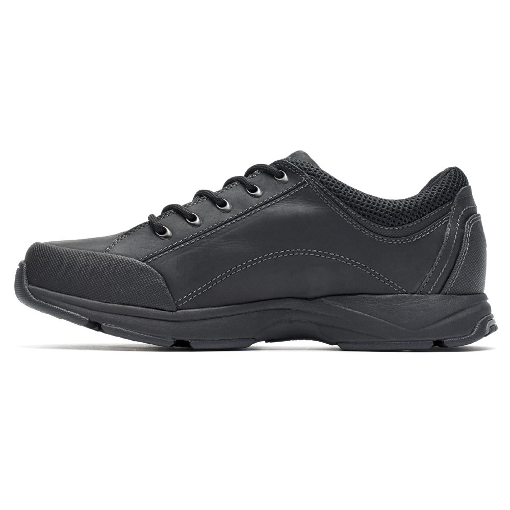 Rockport Mens Sneakers Black - Chranson Lace-Up - UK 856-OCYVSZ